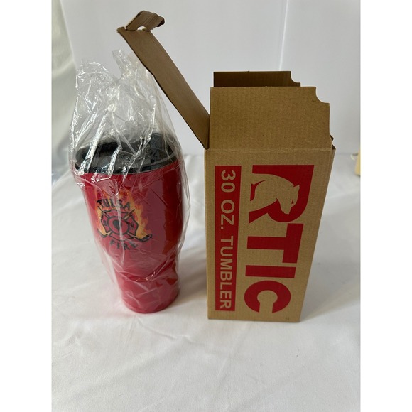 RTIC Tulsa Fire Dept Tumbler 30 oz Stainless Steel Insulated Cup NEW - Picture 1 of 4